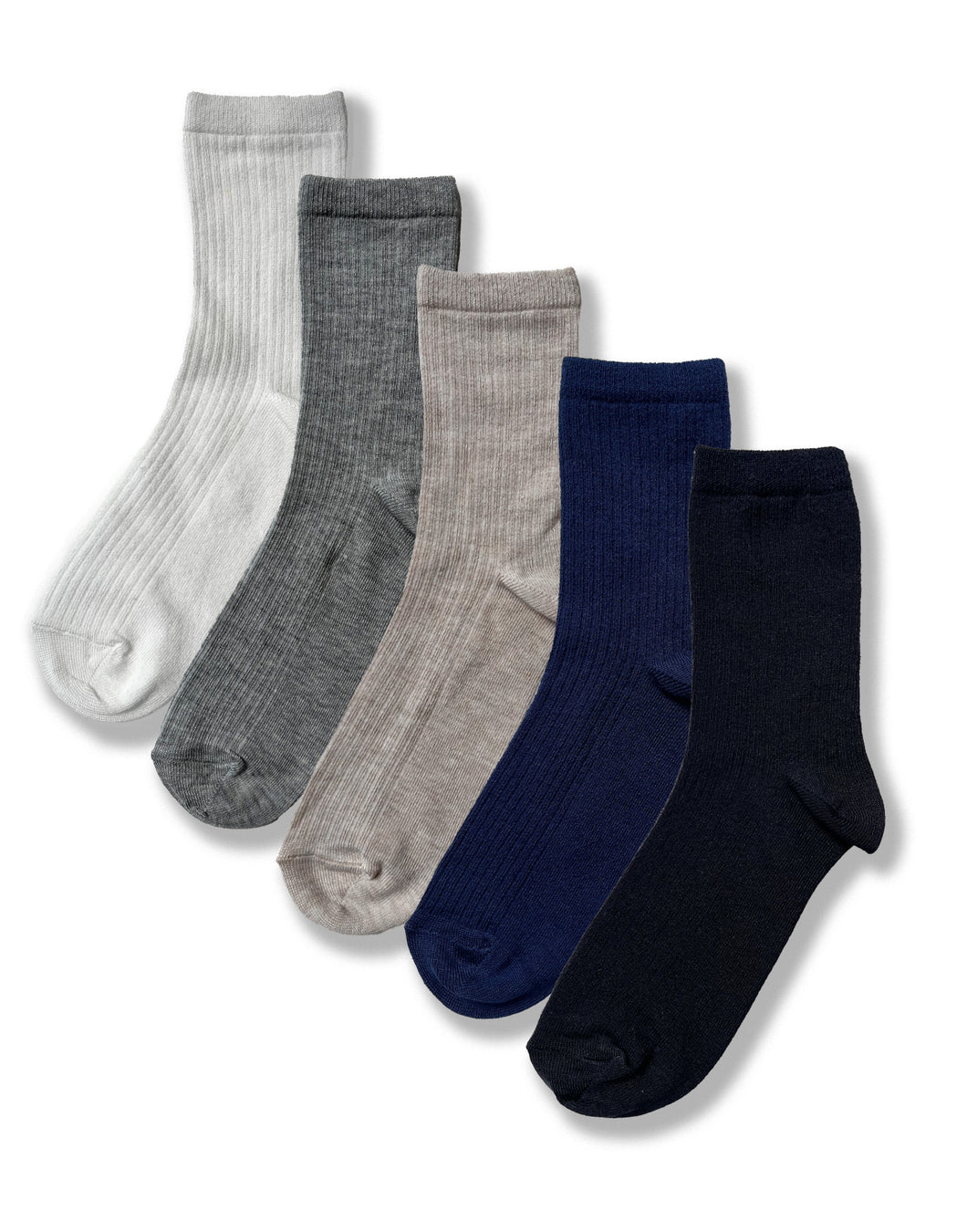 5pk ladies viscose ankle sock natural