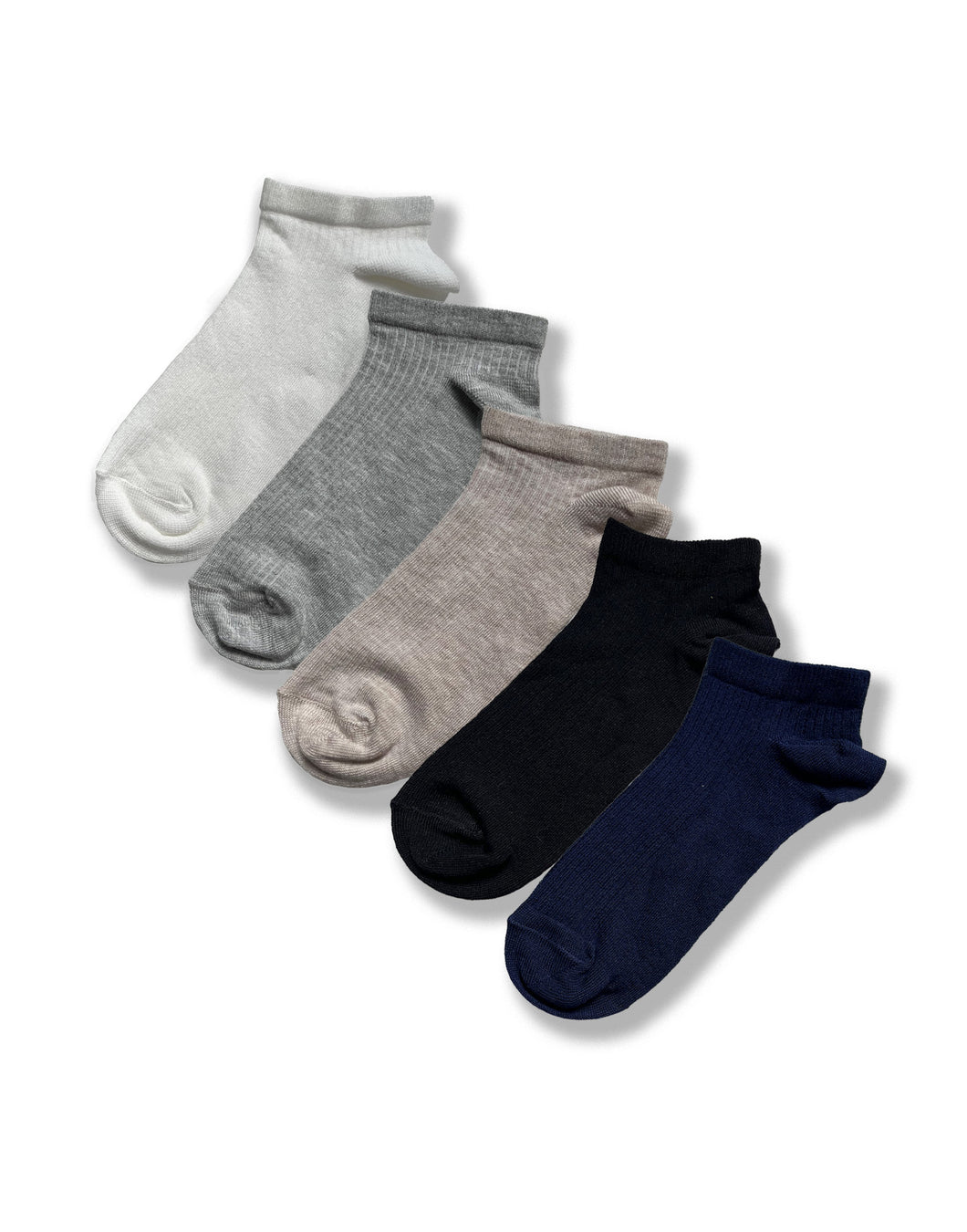 5pk ladies viscose trainer liner socks