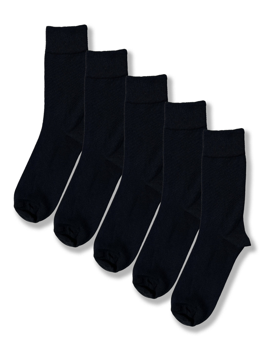 5pk mens cotton modal ankle sock black