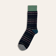 1pk Mens Cotton Stripe Ankle Socks UK Size 6 - 11